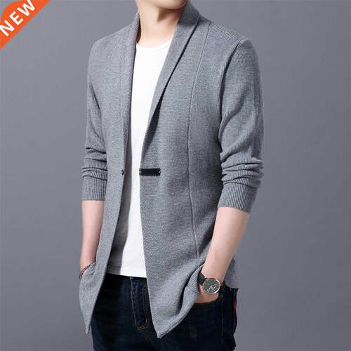 Cardigan Mens Sweaters Spring Autumn Men Casual Cardigan Jac