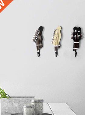 3pcs/set Creative Resin Hooks Guitar Head aped Hanger Key