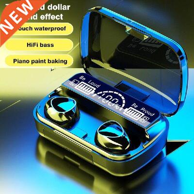 M10 Tws Bluetooth 5.1 Earphones 2200mah Wireless Headphone