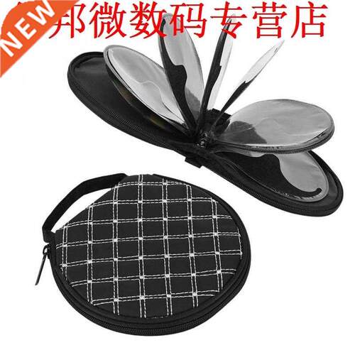 2 Colors 20 Disc Storage Bag Zippered CD DVD DISC Organizer