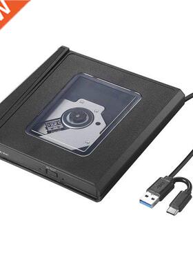 External DVD Drive, USB .0 Type-C Portable CD Player for La