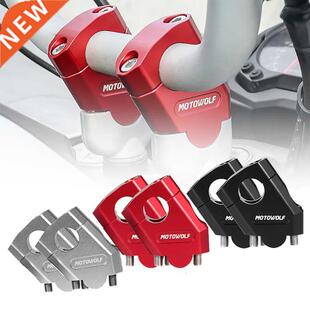 3 color Motorcycle Handlebar Riser Bar Mount Handle Clamp Un