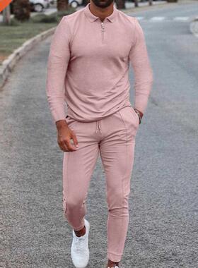 Men's Tracksuit Spring Autumn Clothes Sportswear 2 Piece Set