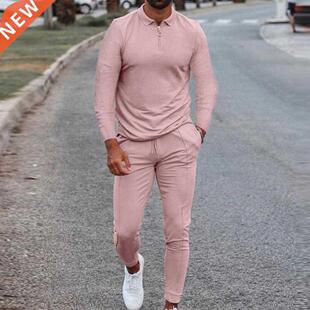 Men's Tracksuit Spring Autumn Clothes Sportswear 2 Piece Set