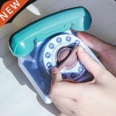Telephone Shaped Kitchen Timer Cute Cartoon Mechanical Wind