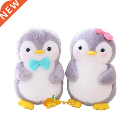Cute Penguin Plush Animal 25/45cm Holding Food Couple Pengui