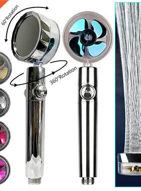 ower Head Water Saving Flow 360 Degrees Rotating With Smal