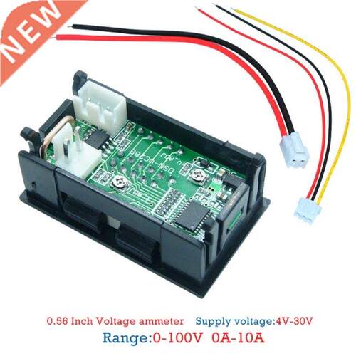Digital Voltmeter Ammeter DC100V 10A Panel Amp Volt Voltage
