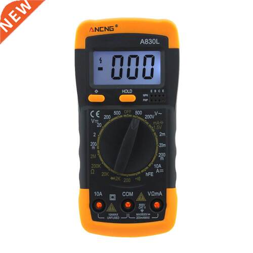A830L Digital Multimeter DC AC Ammeter Voltmeter Tester Mete