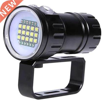 Diving Flashlight, 180W 3000 Lumen Diving Lights Underwater