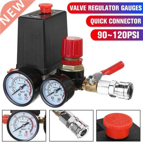 Air Compressor Pump Pressure Valve Adjust Range 30-120 PSI C
