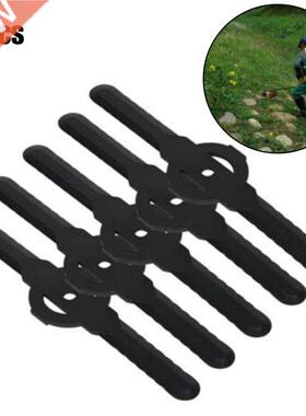 5pcs Grass Trimmer Blades Cordless Lawn Mower Straight Plast