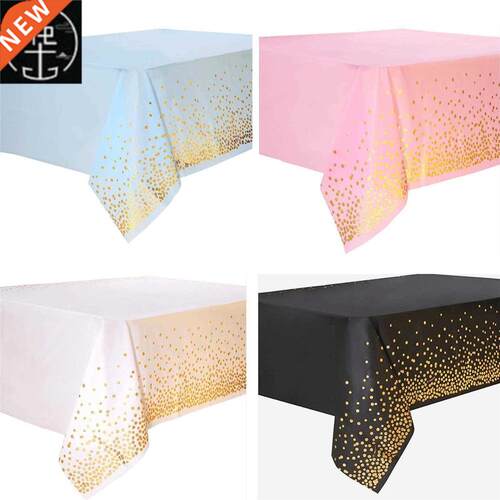 Disposable tablecloth gold rose gold bronzing gold powder do