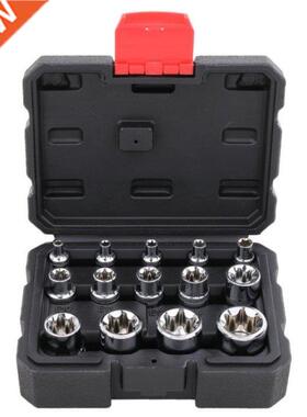 rnE-TORX Socket Set, Chro-me Vanadium Alloy Steel | 14-Pie