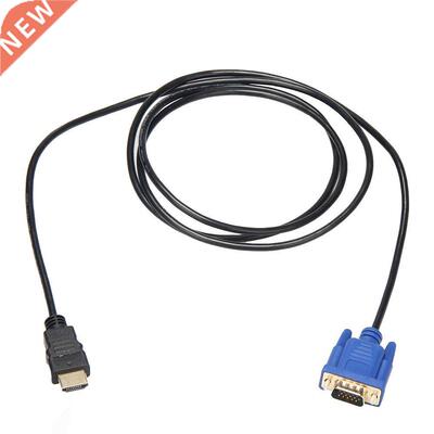 HDMI Gold Male To VGA HD-15 Male 15Pin Adapter Cable 6FT 1.8