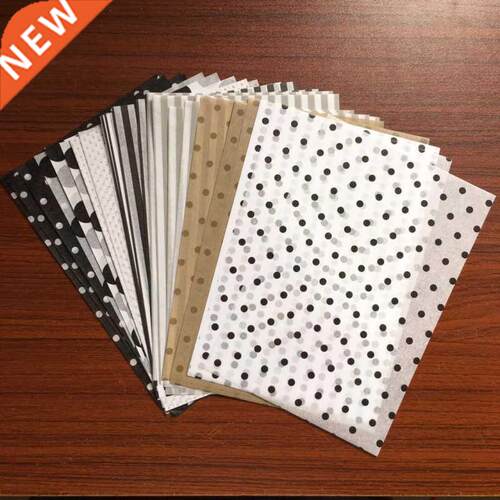 100sheet/bag A5 Wrapping Papers Retro Multicolor Print Tissu