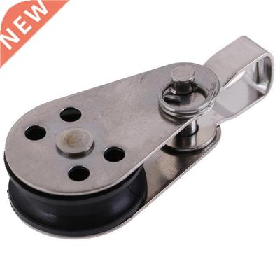 16 Pulley Blocks Rope Runner Kayak Boat Accessories Stainle