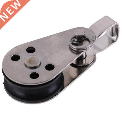 16 Pulley Blocks Rope Runner Kayak Boat Accessories Stainle