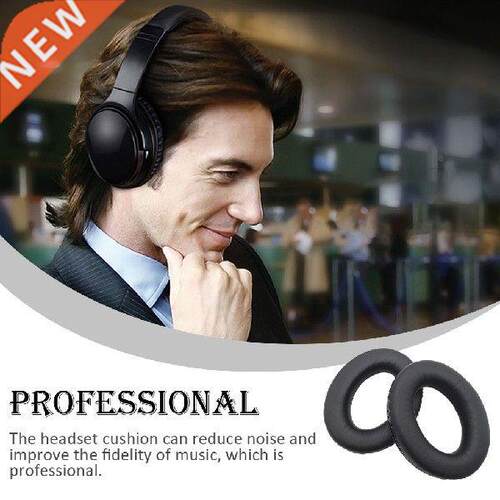 1 Pair 2x Cushion Head-mounted Ear Pads Hoop Earpads