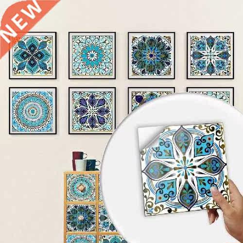 Splicing Small Floral Simulation Tile Stickers Home
