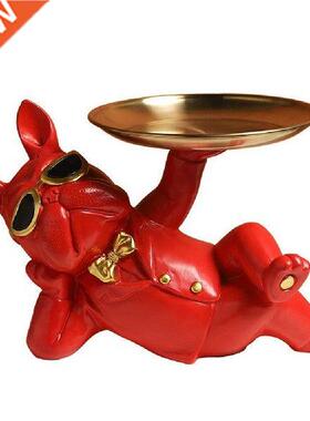 Nordic French Bulldog Sculpture Dog Figurine atue Key