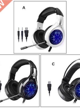 Gaming Headset Noise Reduction Computer Headphone Built-in