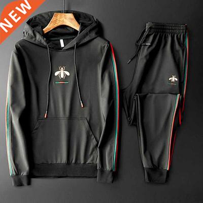 Autumn Winter Casual Men Sets Clothing Tracksuit Sportsuit M
