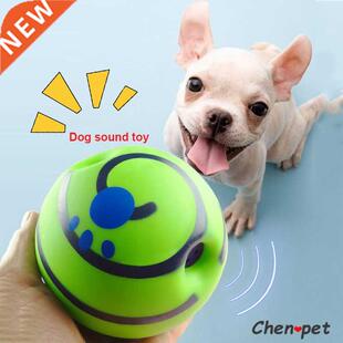 Squeaky Dog Toy Ball Dog Accessories Puppy Chew Toy Ball wit