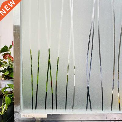 2 Metre Matte Stripe Window Film Stained Glass Decorative Uv