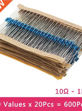 600 Pcs/lot Resstors10Ω-1KΩ 30 Knd of Resstance