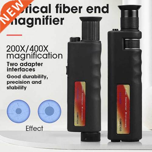 200X 400X Fiber Optical Inspection Microscope LED Illuminat