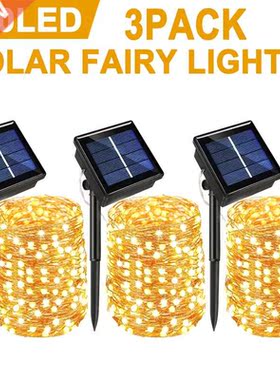 Outdoor LED Sol Fairy String Light Waterproof Gden Decor
