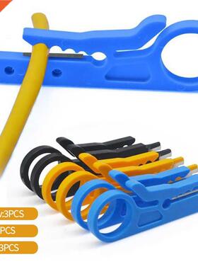 3PCS Portable Wire Stripper Knife Crimper Pliers Crimping To