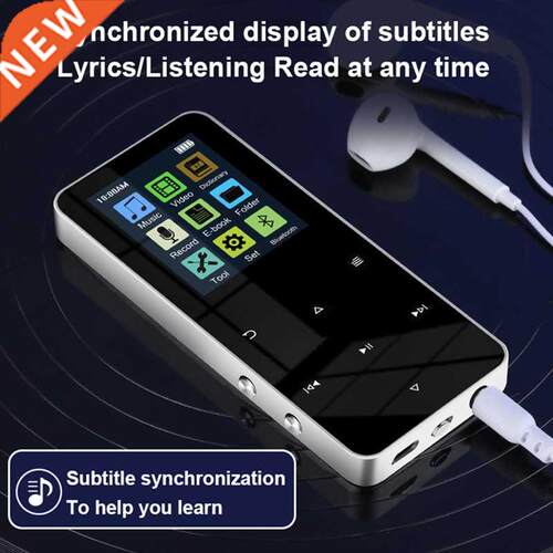 NEW1.8 Inch Metal Touch MP MP4 Music Player Bluetooth 4.2 S