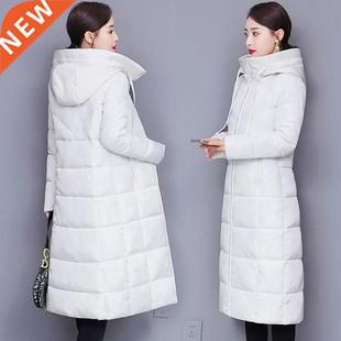 Winter Parkas Hooded Down Cotton Women Jacket Windproof Rain