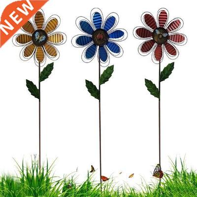 Metal Wind Spinner Garden Pinwheels Yard Art Kinetic Wind