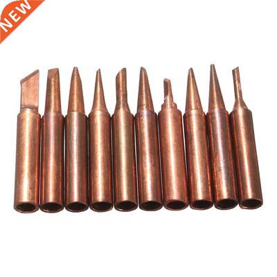 10 Pure Copper Soldering Solder Iron Tip For 900M Series 852