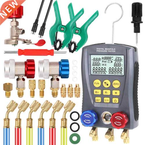 Digital Pressure Gauge Refrigeration Vacuum Pressure Manifol