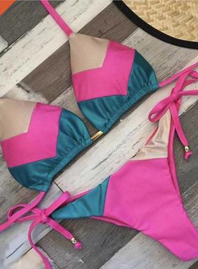 String bikinis 2019 Mujer Brazilian thong bikini set Halter