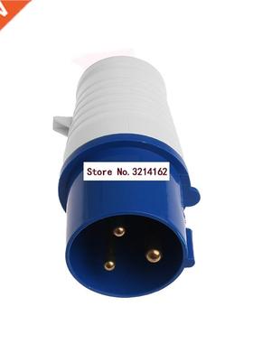 32 Amp 3 Pin Plug 220 - 250 Volt 2P+E Weatherproof IP44 32A