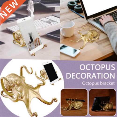 Golden Octous Backet Univesal Foldable Desk hone