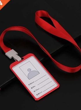 1pcs High quality Aluminium Alloy Card Holder Employee Name