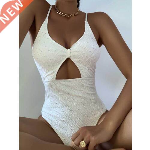 BKLD 2021 New Summer Beach Party Clubwear Solid Color One Pi