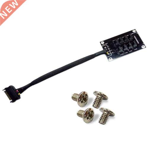 SATA 1 to 8 4Pin Molex Cooler Cooling Fan Hub Splitter PWM P