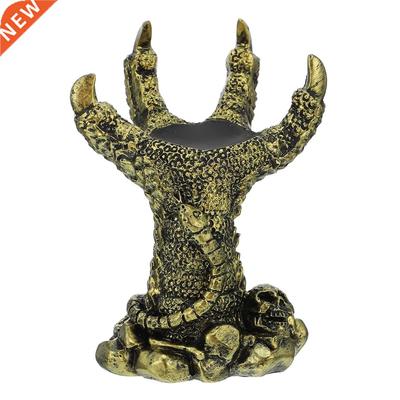 1 Pc Crystal-ball Storage Stand Dragons Claw Decor Resin