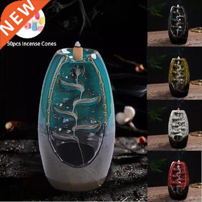 Waterfall Incense Burner Backflow Buddha Censer Backflow