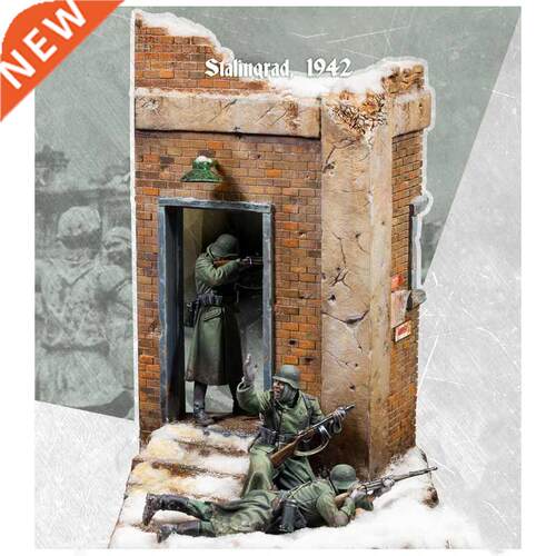 1/35 Resin Model Figure GK，World War II military theme (Thr