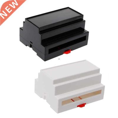 107*87*59mm Black/White Plastic Din Rail Junction Box Electr