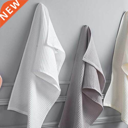 Soft Cotton Bath Towel for Adults Super Absorbent Waffle Bat