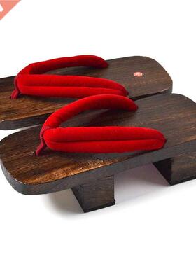 Unisex Woman ownia Wooden Japanese Traditional Geta Clogs Ma